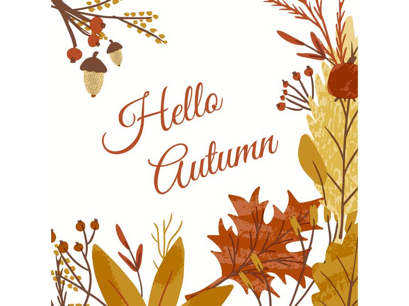Paper   Design Servietten Hello Autmn 33 cm x 33 cm, 20 Stü Papierservietten