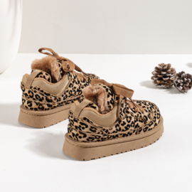 Cozy chunky sneakers - leopard