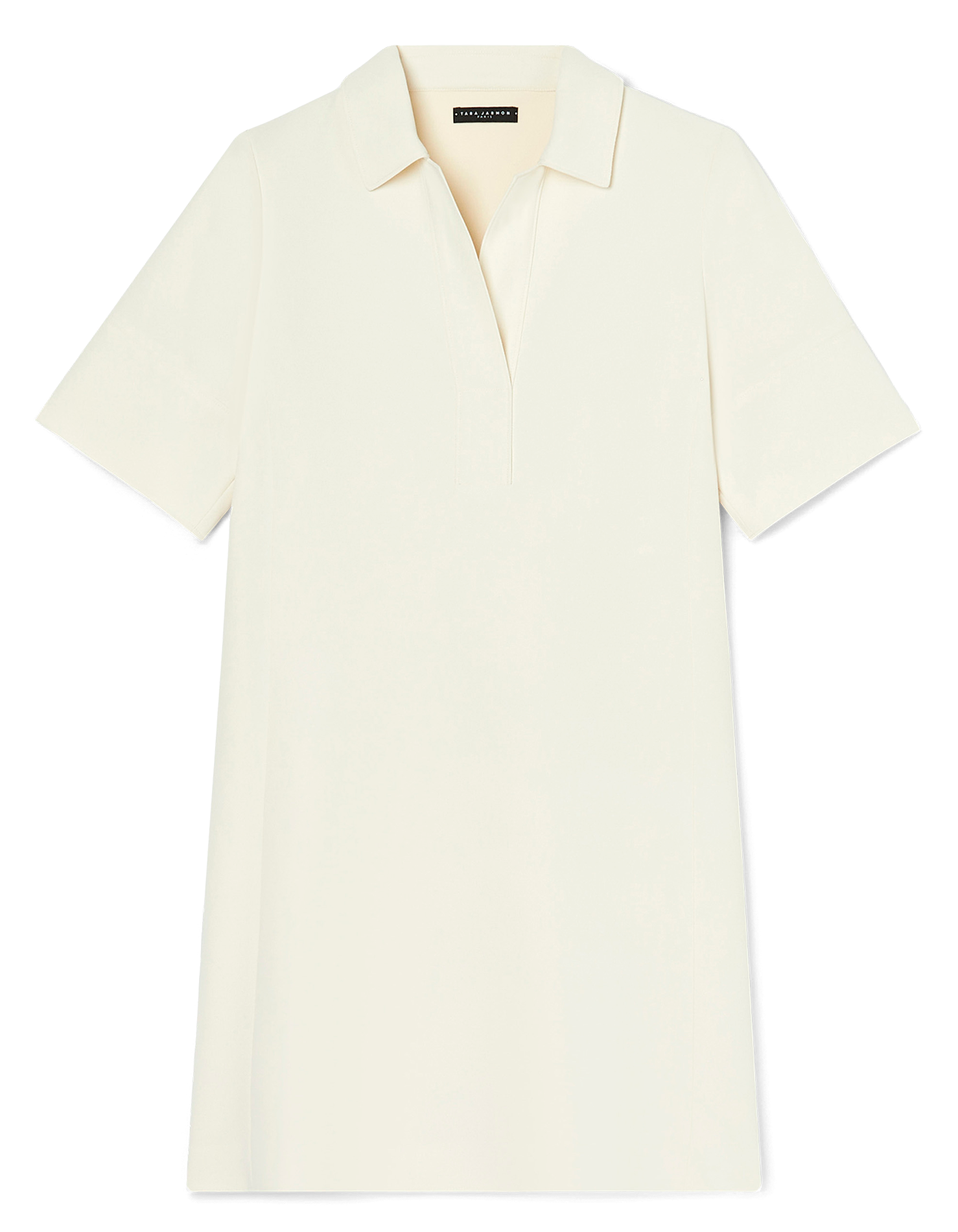 ROBBY - Robe courte col classique | Beige