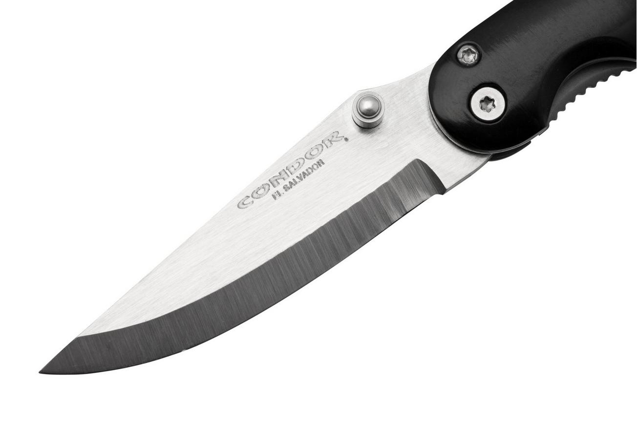 Condor Wendigo Folder CTK809-34HC, 1095 High Carbon, Paper Micarta, zakmes