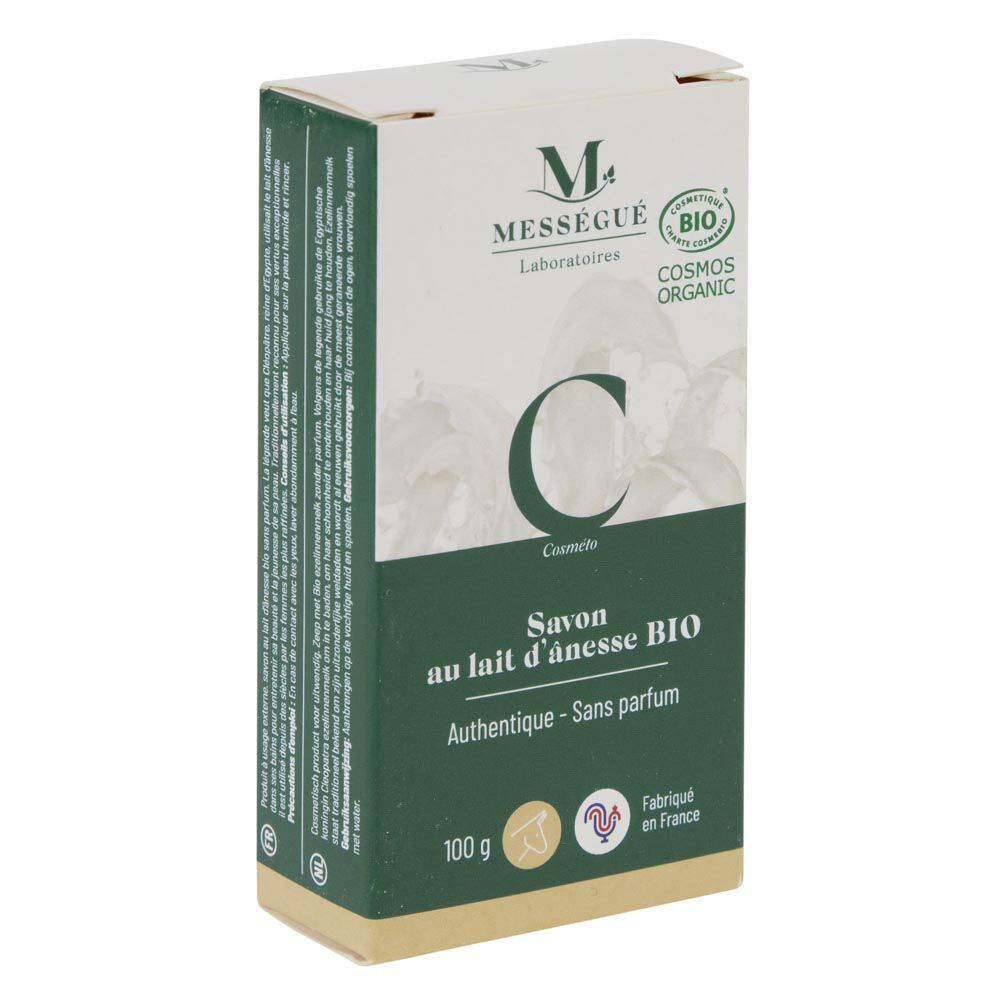 Savon lait anesse authentique Mességué 100Gr