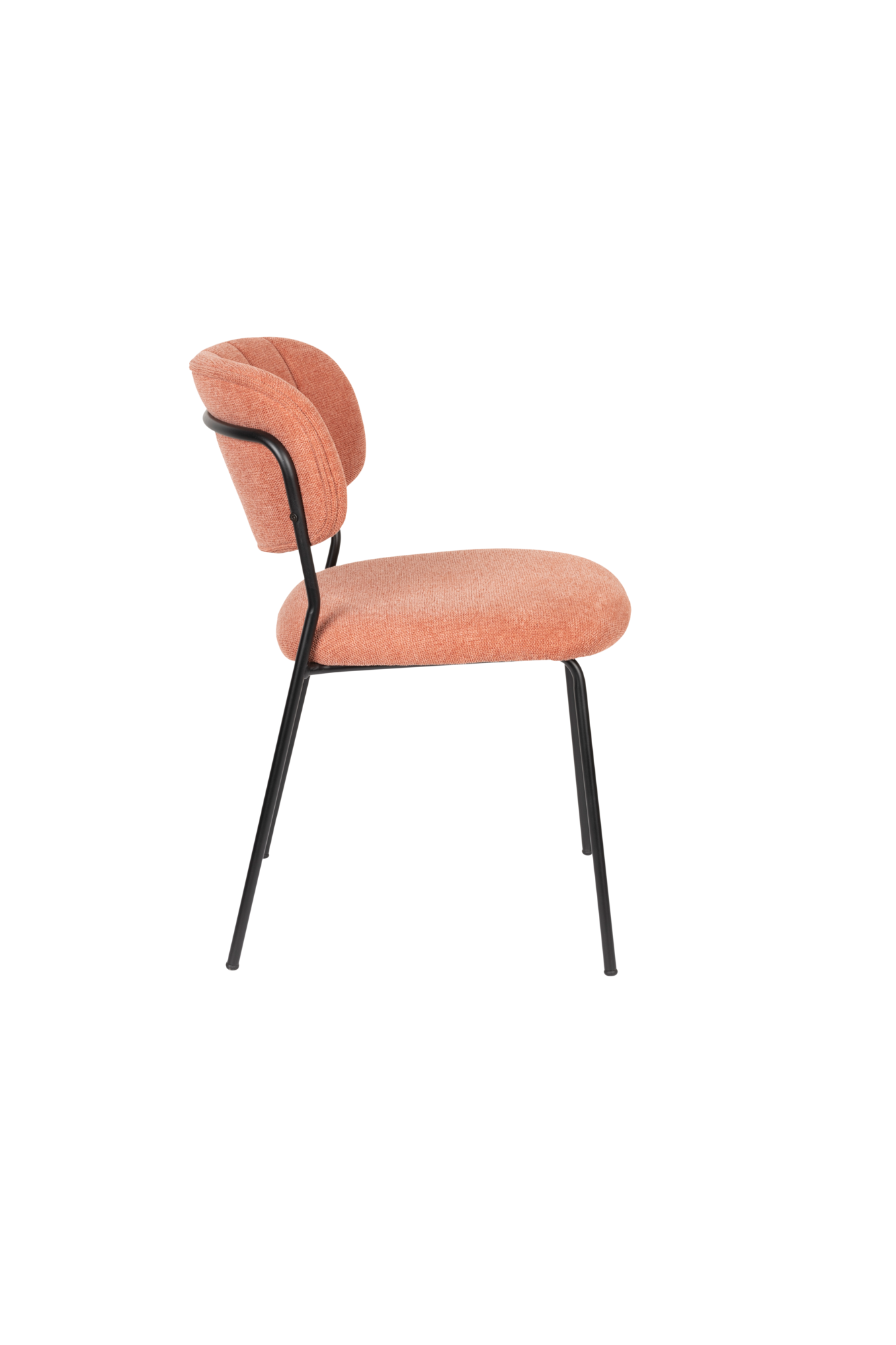 Housecraft living eetkamerstoel Jolien (set van 2) Housecraft living Jolien Eetkamerstoel Zwart/Roze (set van 2)