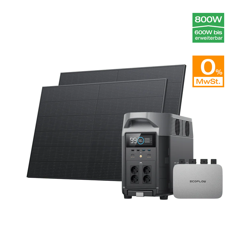 EcoFlow 400W Starres Solarpanel (2 Stück) (Empfohlenes Zubehör)