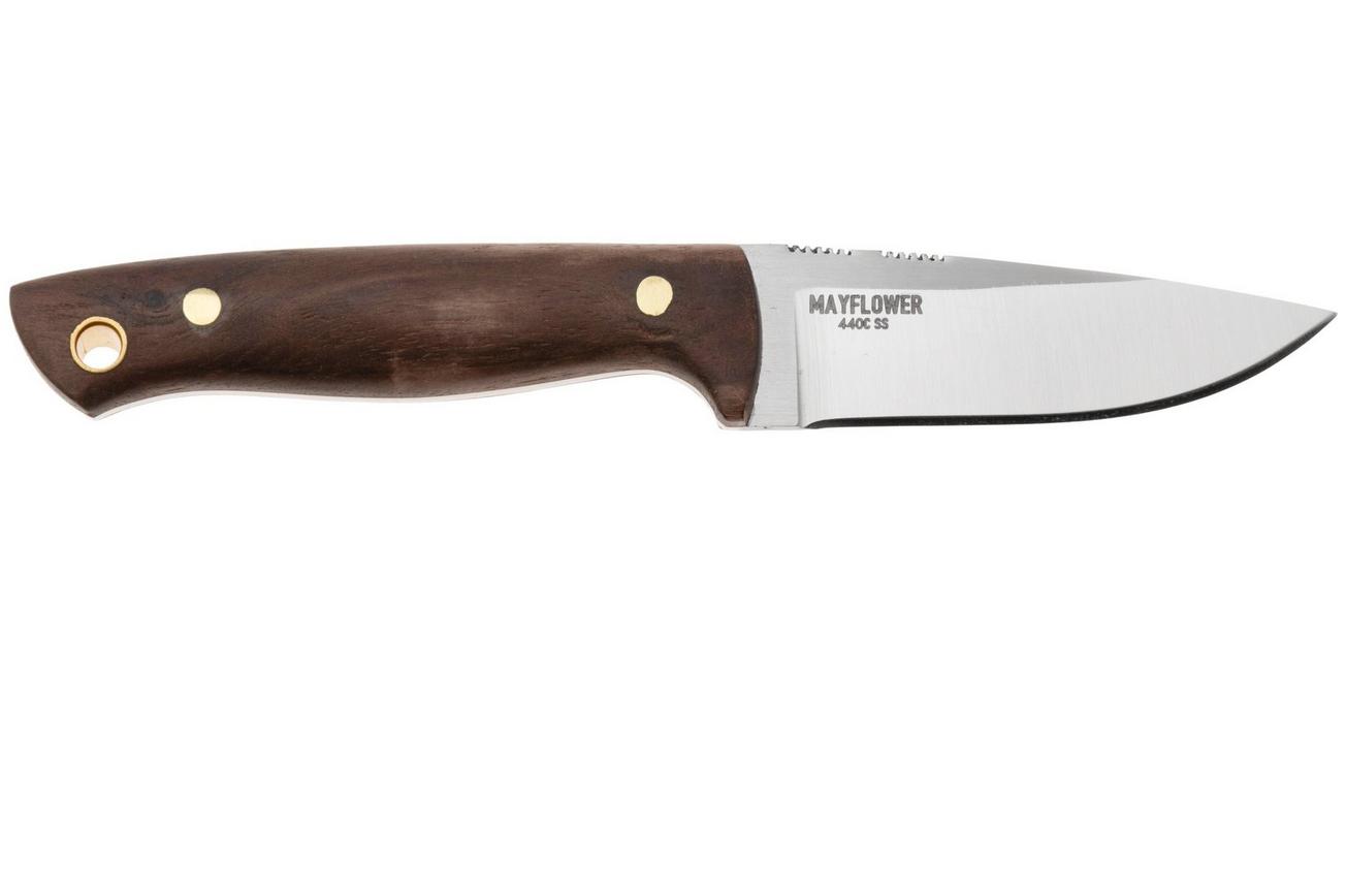 Condor Mayflower CTK150-3-4C Satin 440C, Walnut, vaststaand mes