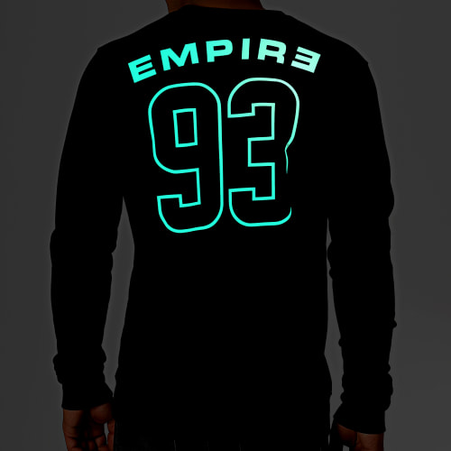 Sweat Crewneck Glow In The Dark Dossard Noir