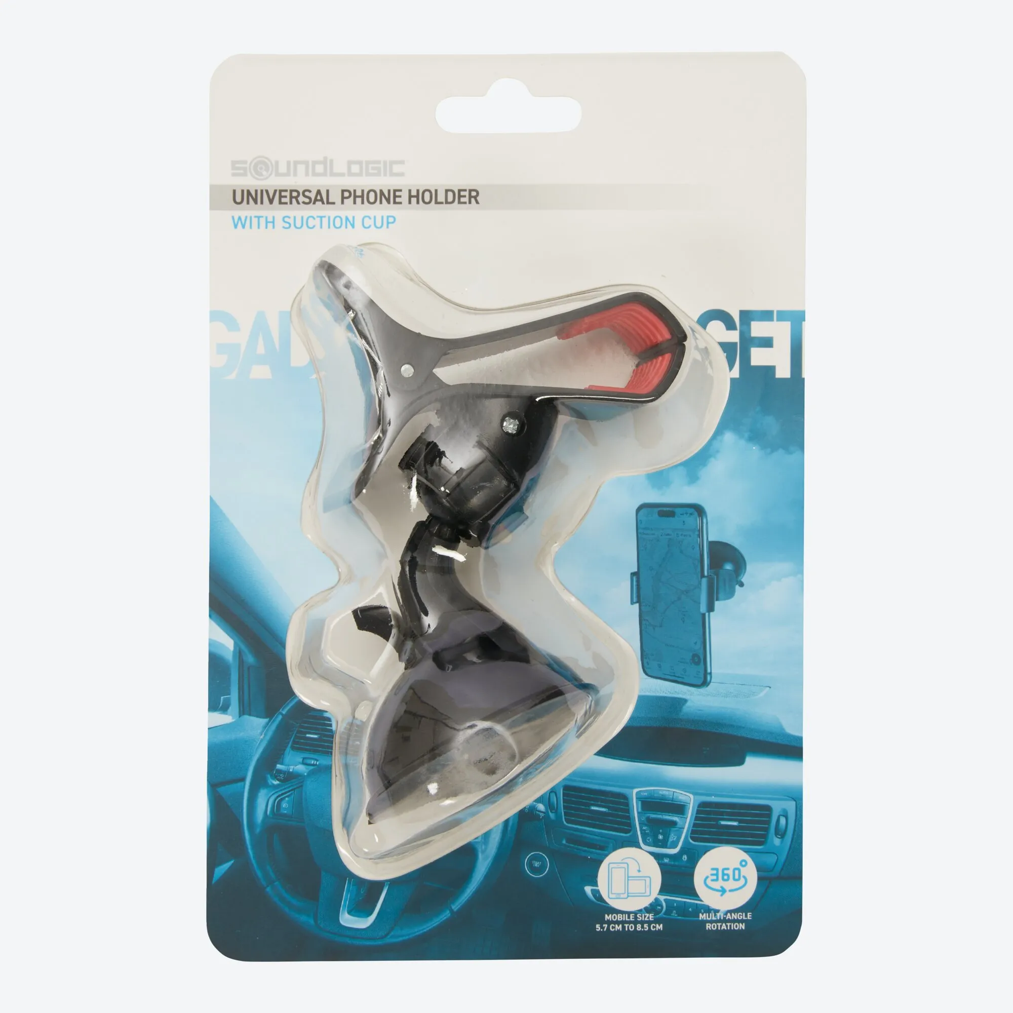 Soundlogic Smartphonehalter mit Saugnapf