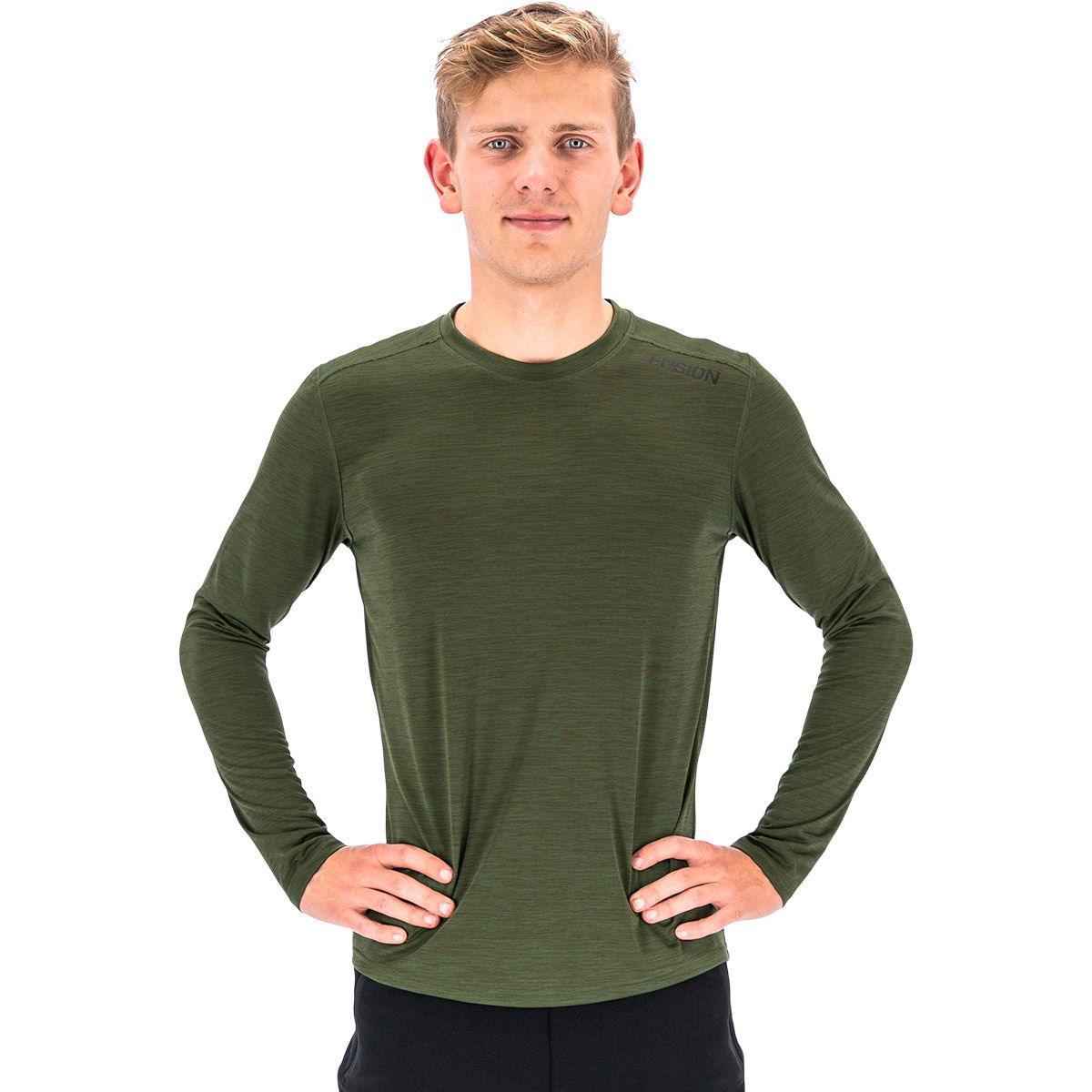 FUSION C3 Langærmet Løbe T-shirt Herre