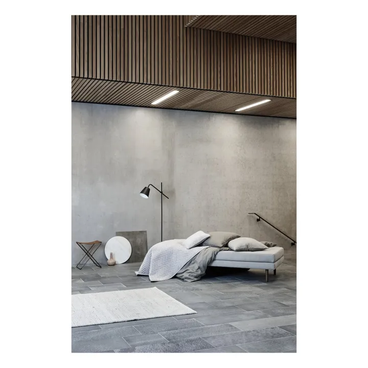 Broste Copenhagen Tabouret pliant Nola en cuir