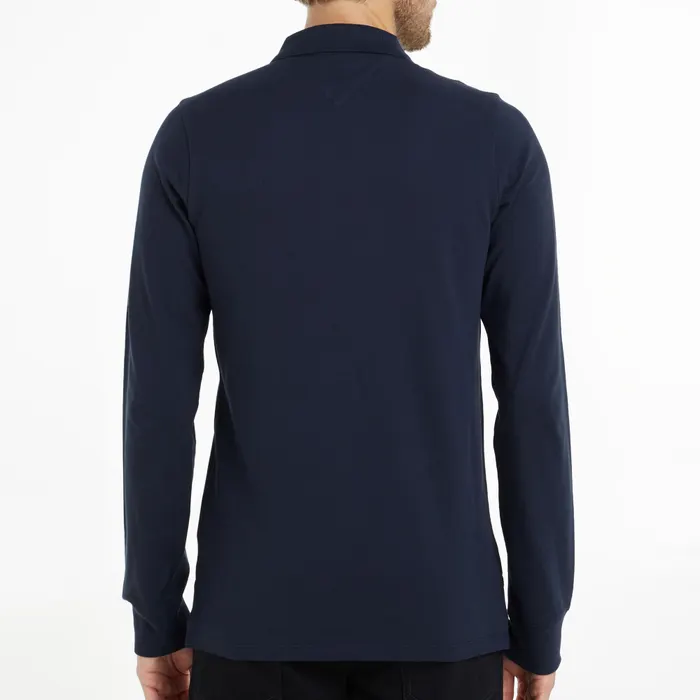 Tommy Hilfiger Slim Solid Longsleeve Polo Heren