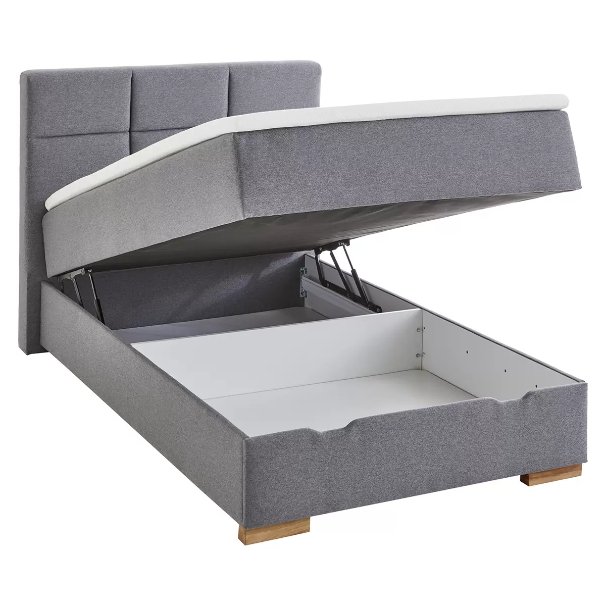 Boxspringbett Lago 120x200 Grau