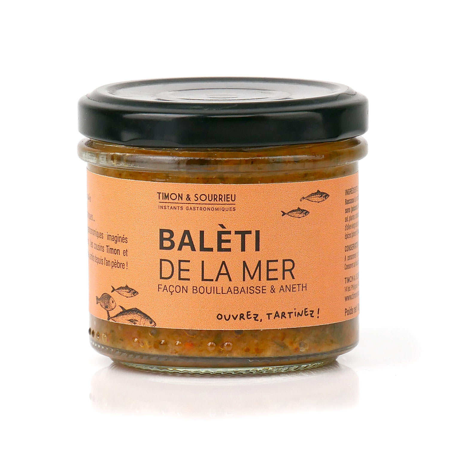 Balèti de la mer - Tartinable de rascasse façon bouillabaisse et aneth