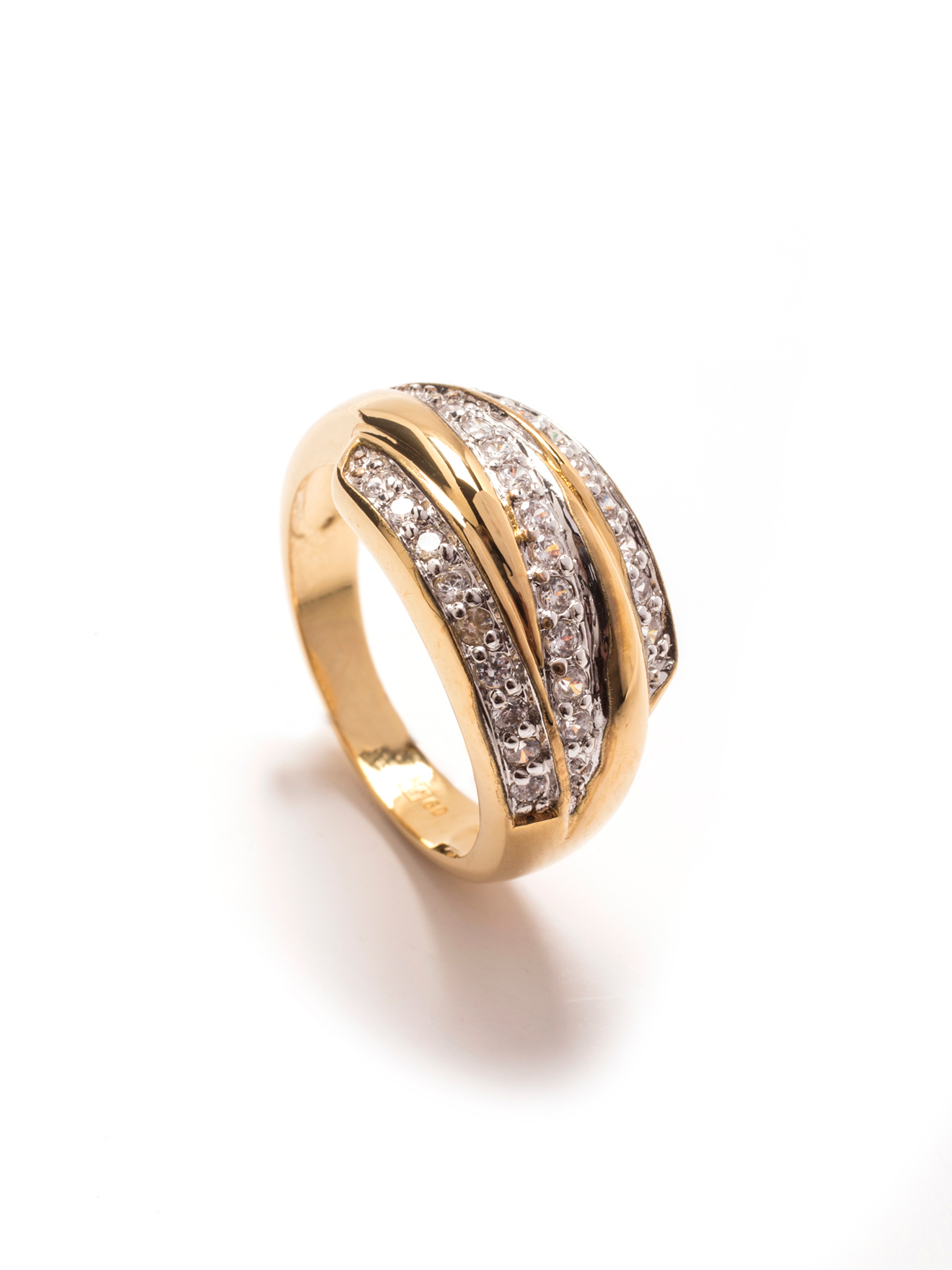 Bague zirconias blancs