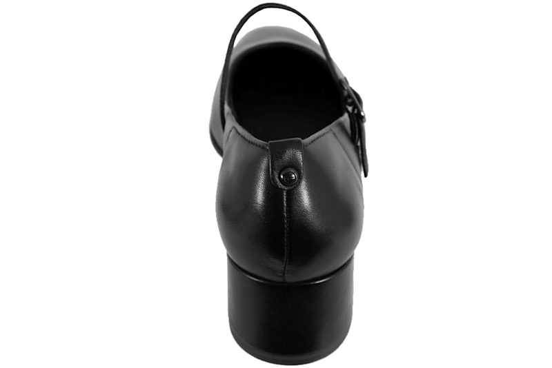 TAMARIS PUMPS I SORT GLAT SKIND