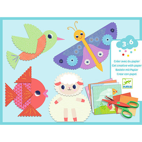 Djeco knutselset papierkunst met kartelrand