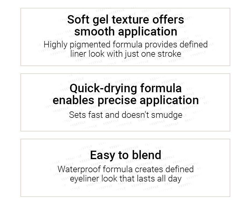 Bbi@ - Laatste Auto Gel Eyeliner Beige Editie - 5 Kleuren