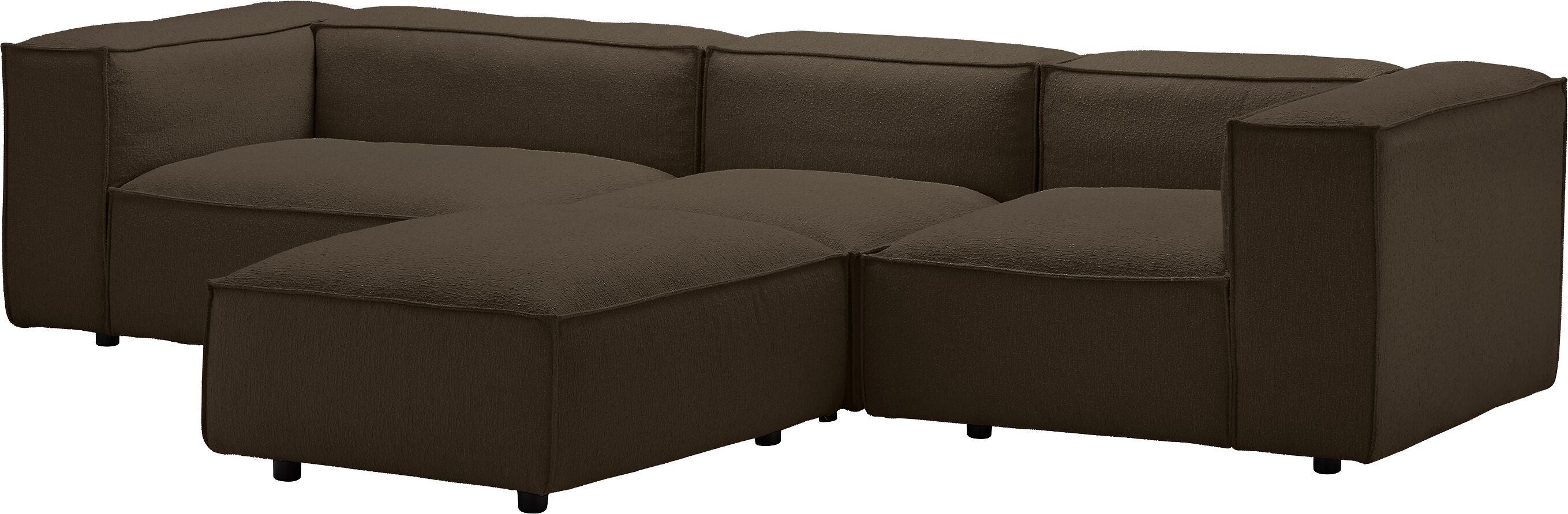 MOOD Ecksofa - Braun / B: 291.0 cm x T: 168.0 cm x H: 65.0 cm