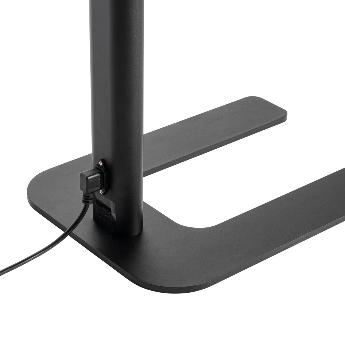 Daglicht vloerlamp zwart vierkant incl. LED en dimmer - Guzo