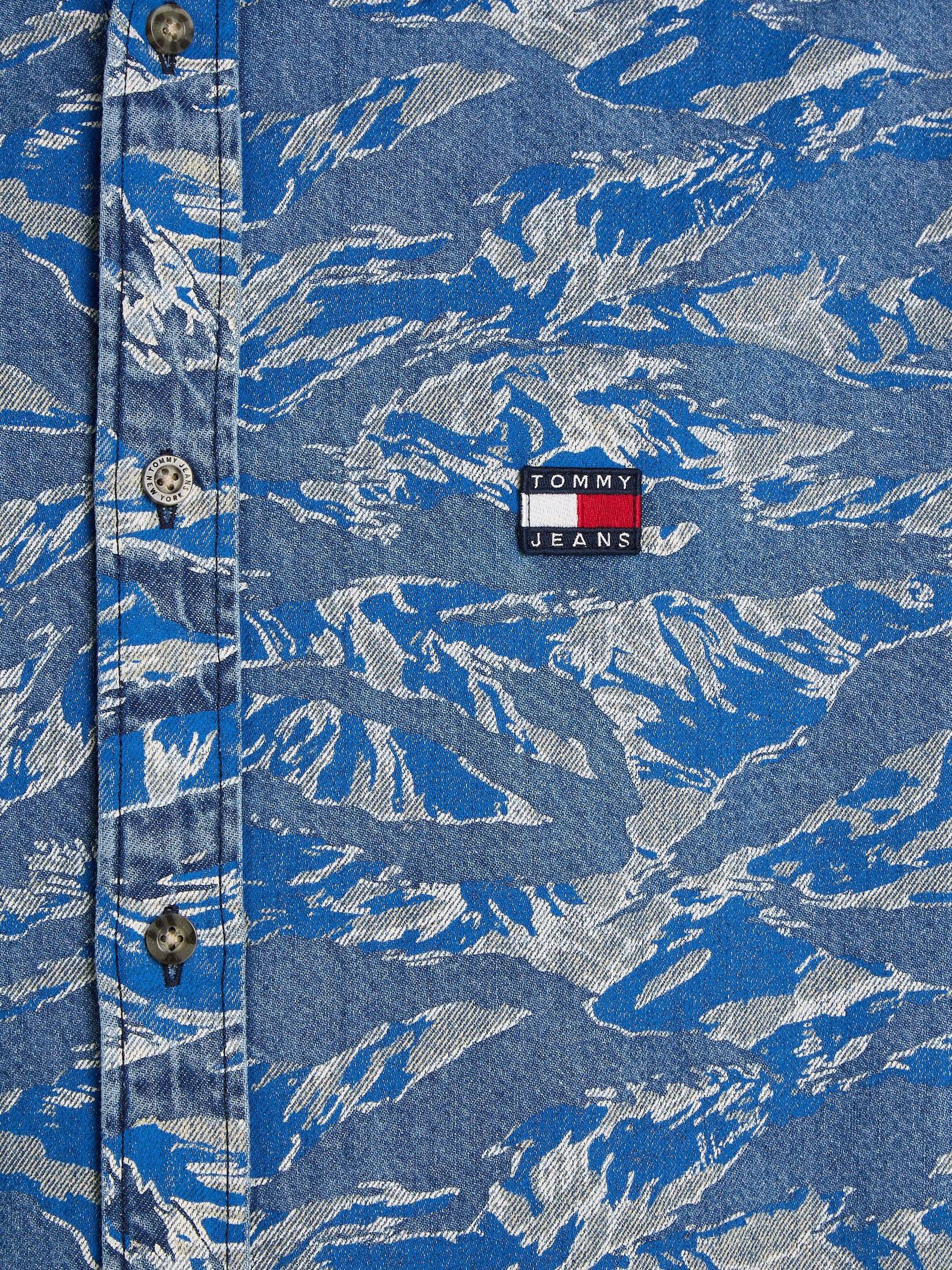 Tommy Jeans| Herren Jeanshemd TIGER CAMO
