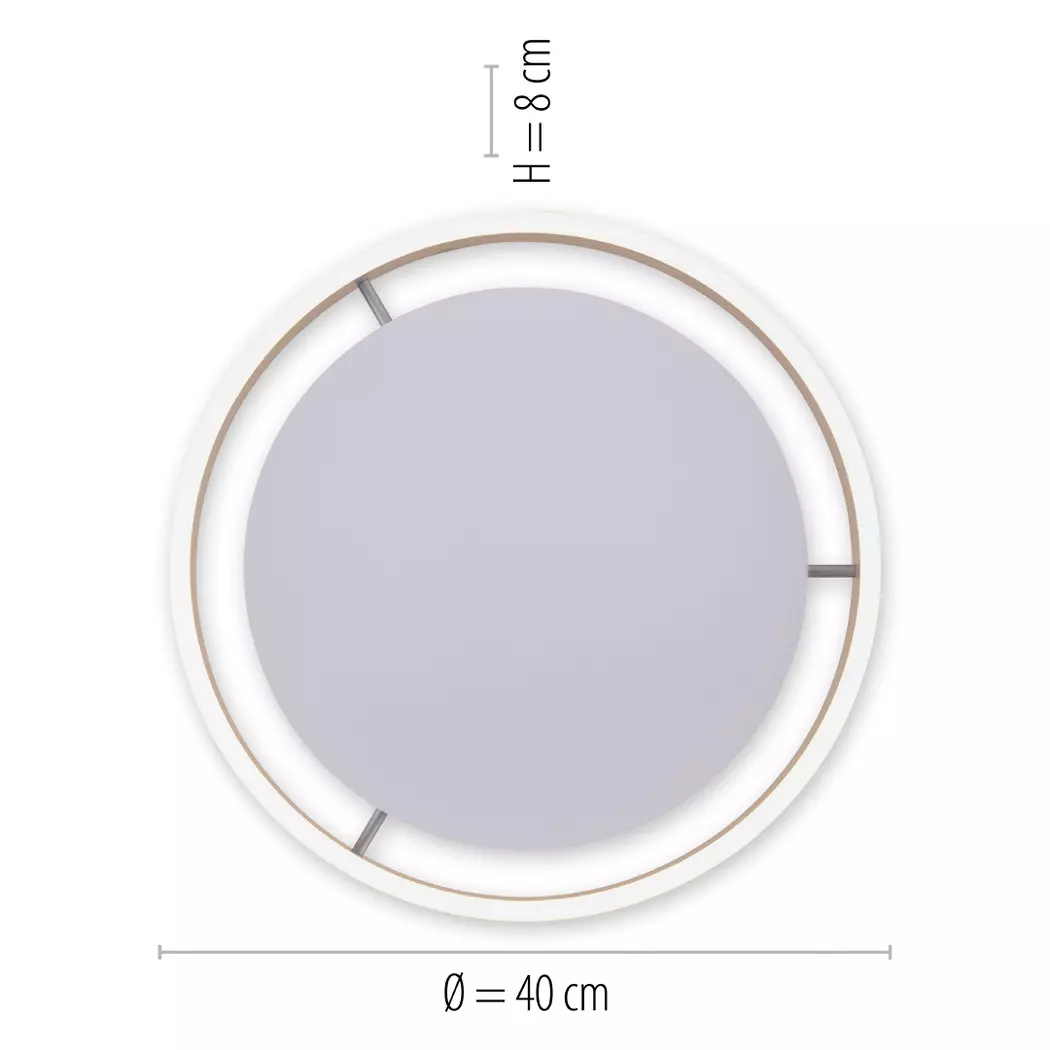 LED-Deckenleuchte Q-Vito
