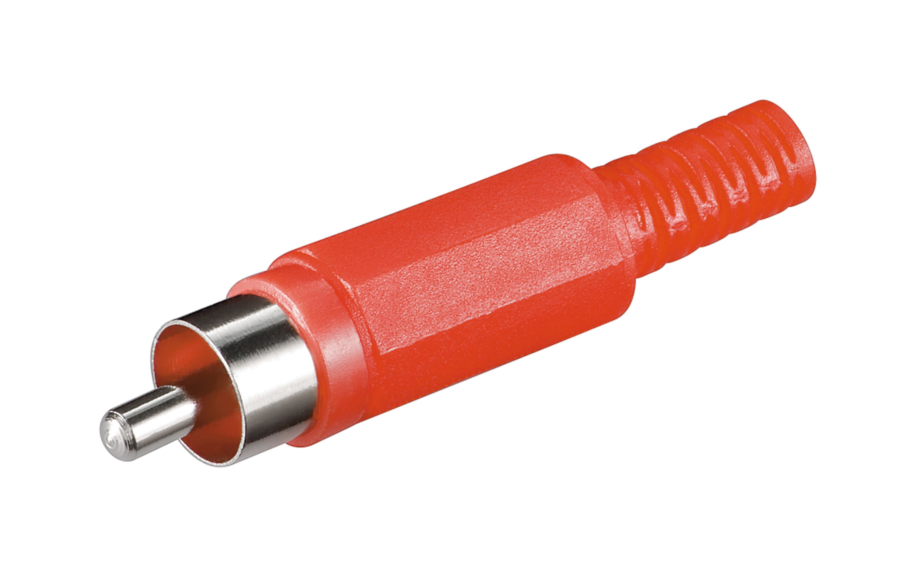 Luxorparts RCA-kontakt, hann Rød