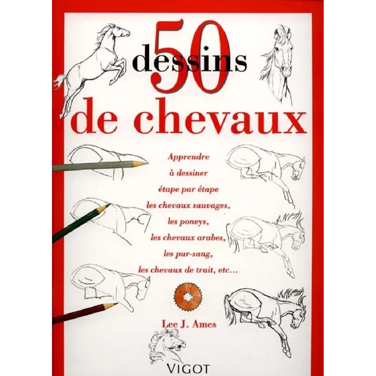 50 dessins de chevaux · Occasion
