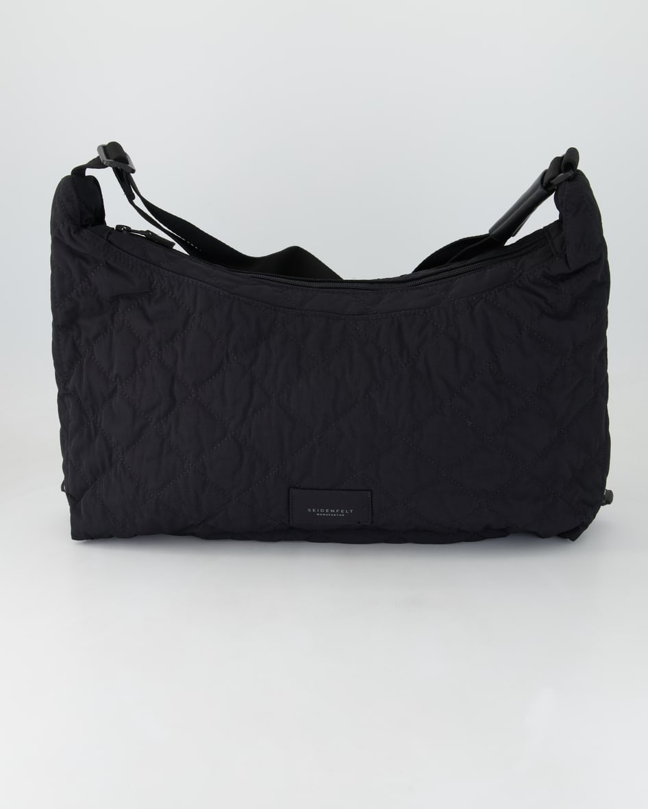 Seidenfelt Hetta Hobo Umhängetasche in Schwarz