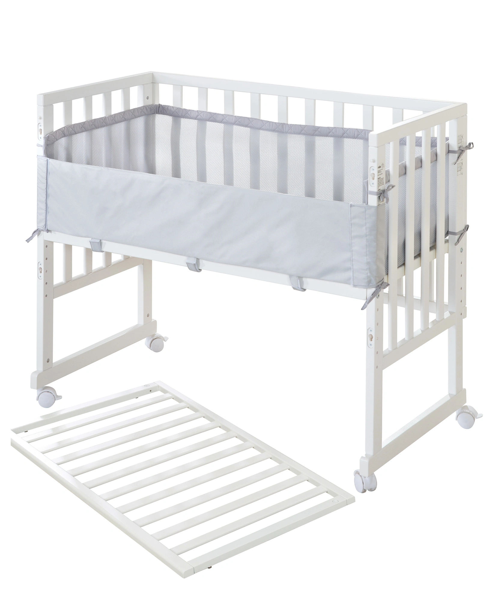 Beistellbett ROBA STYLE 3in1 86 x 90 cm (Farbe: weiß)