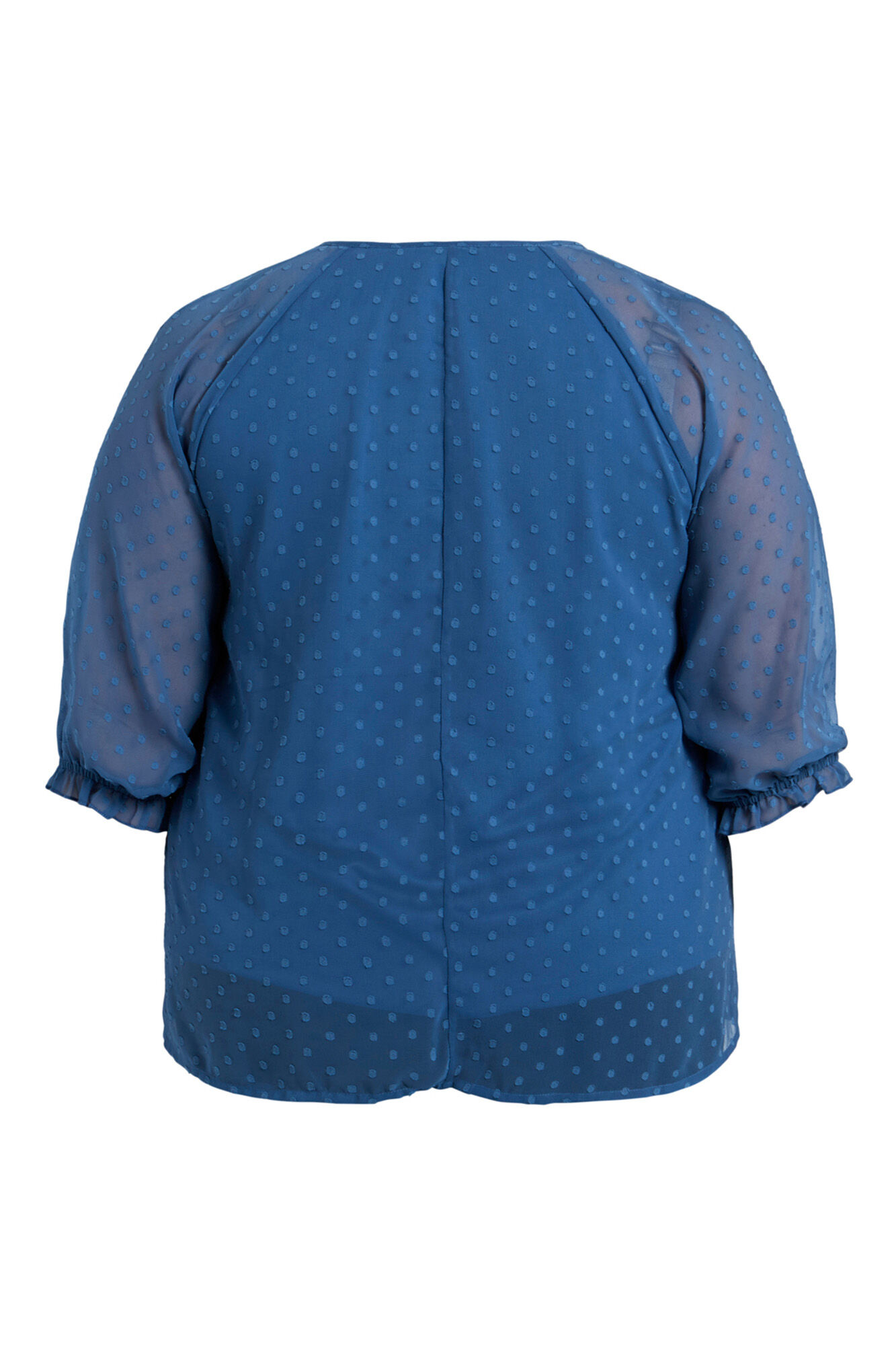 Blusa Plumetti de manga curta - Azul