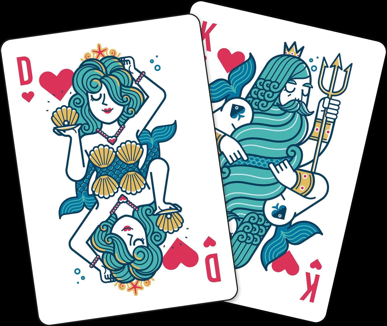 Ahoi! 55 Spielkarten mit Motiven von der Küste
