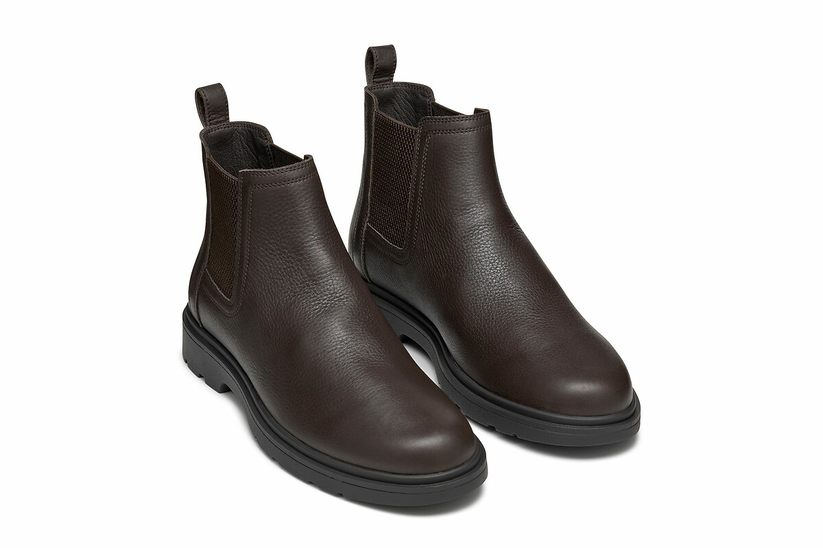 GEOX<br>Botas Chelsea de couro deslumbrantes Spherica EC1