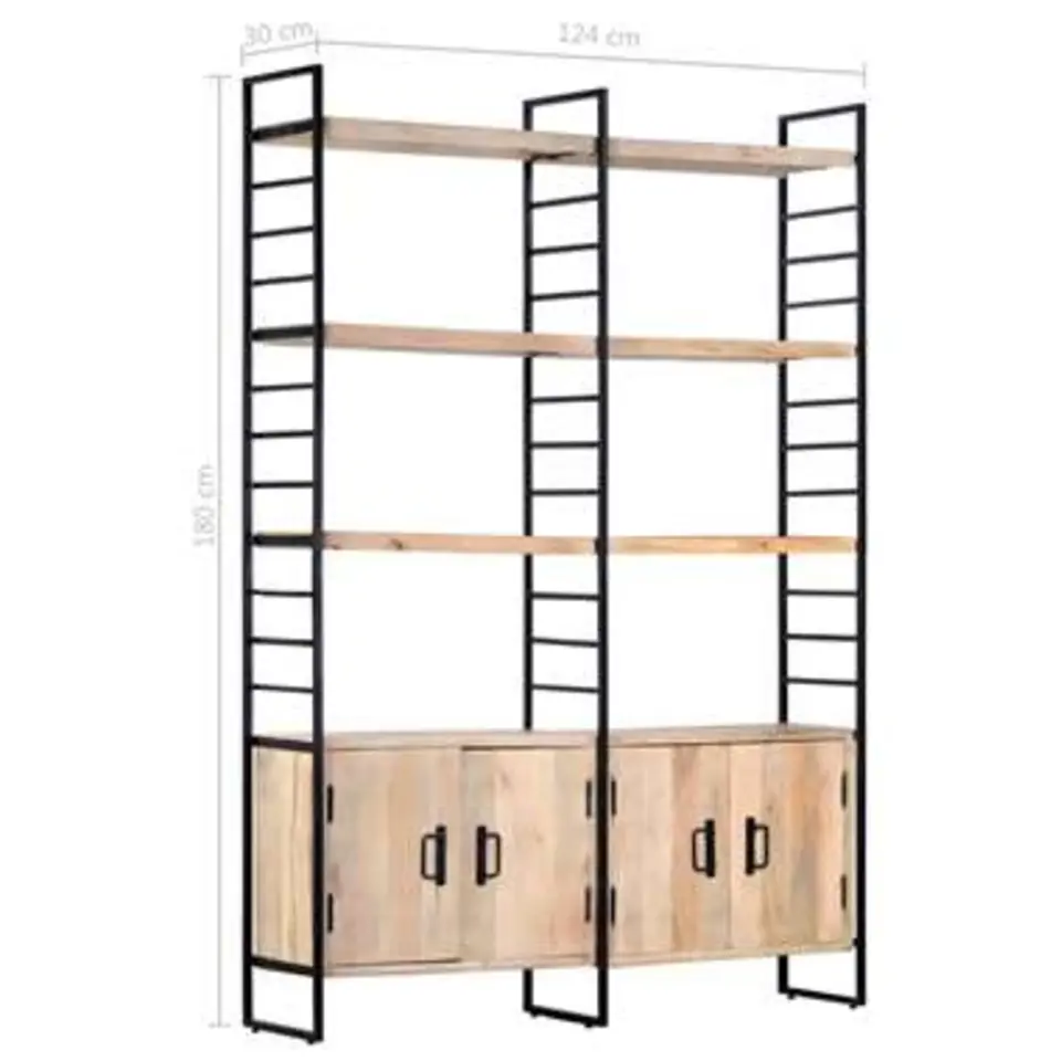 vidaXL - Boekenkast - Bruin - Hout