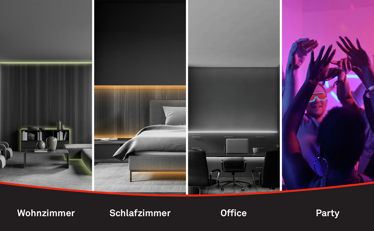 Briloner USB RGB-LED Flexband 4m Indoor