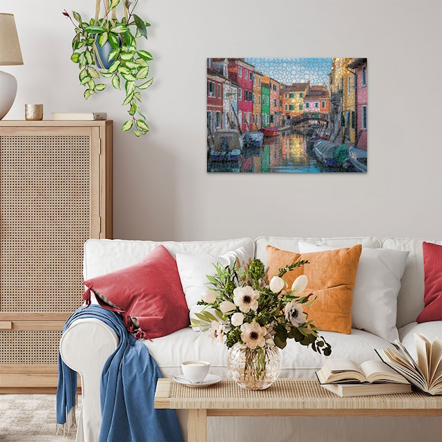 Burano Canal Venice Puslespill 1000 brikker, Ravensburger