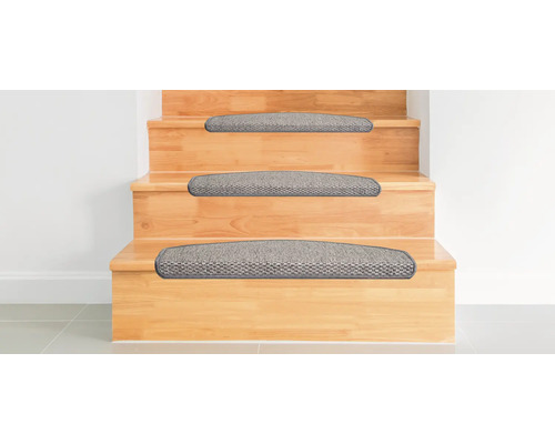 Traptredeset Natura grijs 28x65 cm 15-delig