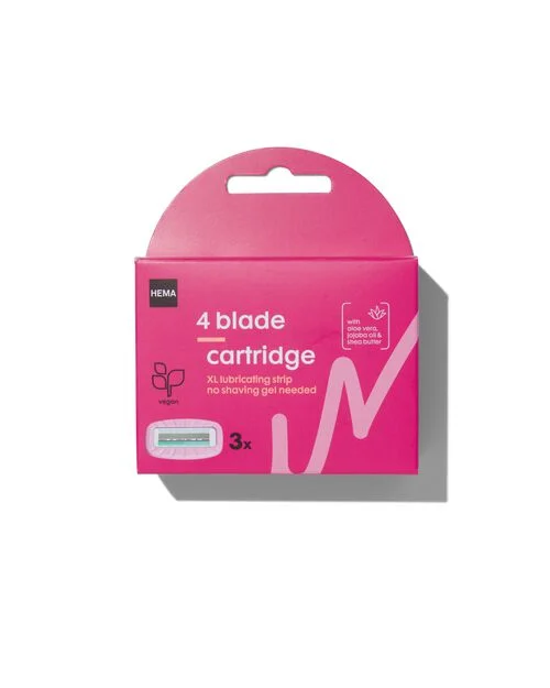 3 recharges à 4 lames système de rasage