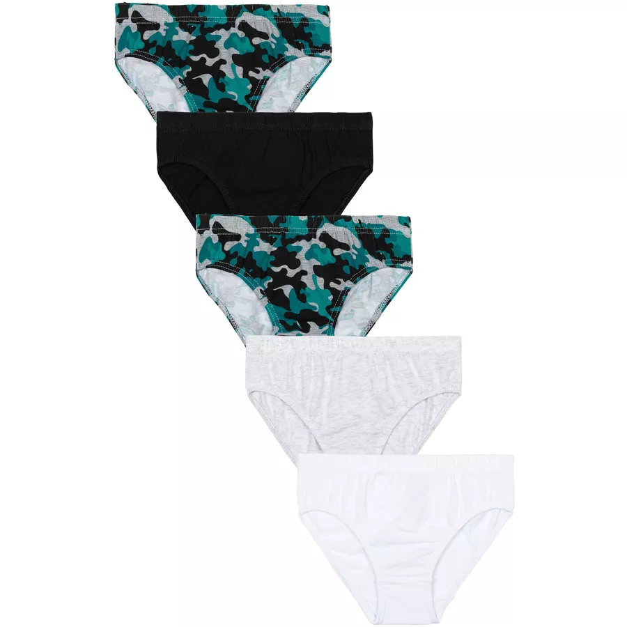 MINOTI 5er-Pack Slips SchwarzGrauWeiß