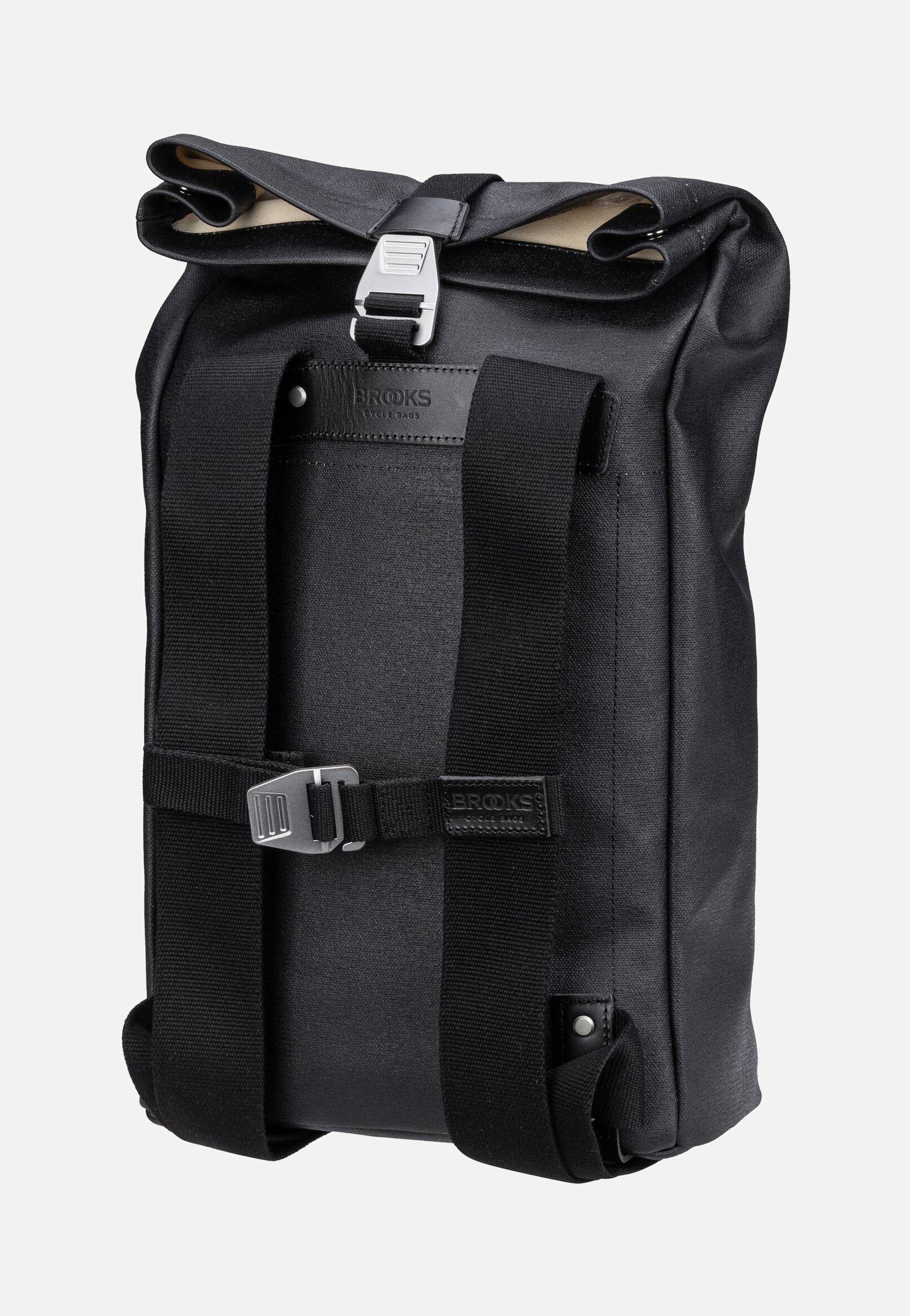 Pickwick Cotton Canvas 12 L Black - Rolltop Rucksack