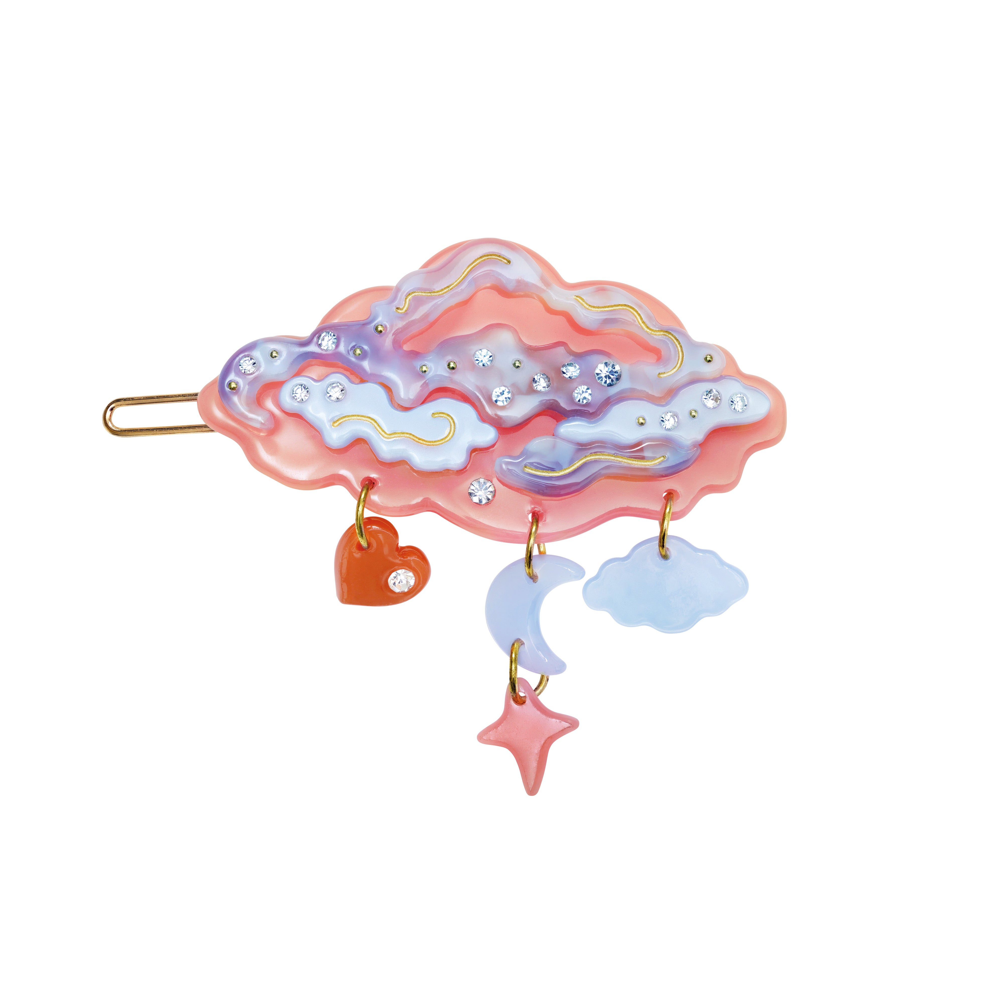 Maanesten  Helmstedt x Maanesten Stargaze Flamingo hårspænde - pink