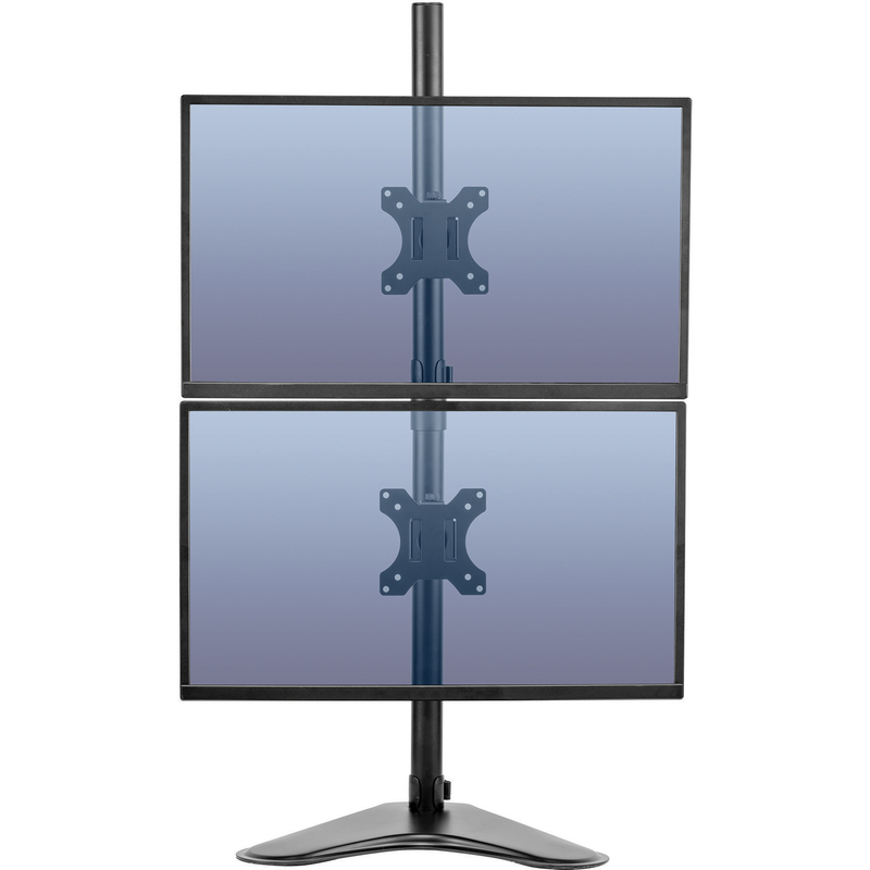 Fellowes Doppel-Monitorarm Seasa Series, vertikal, schwarz