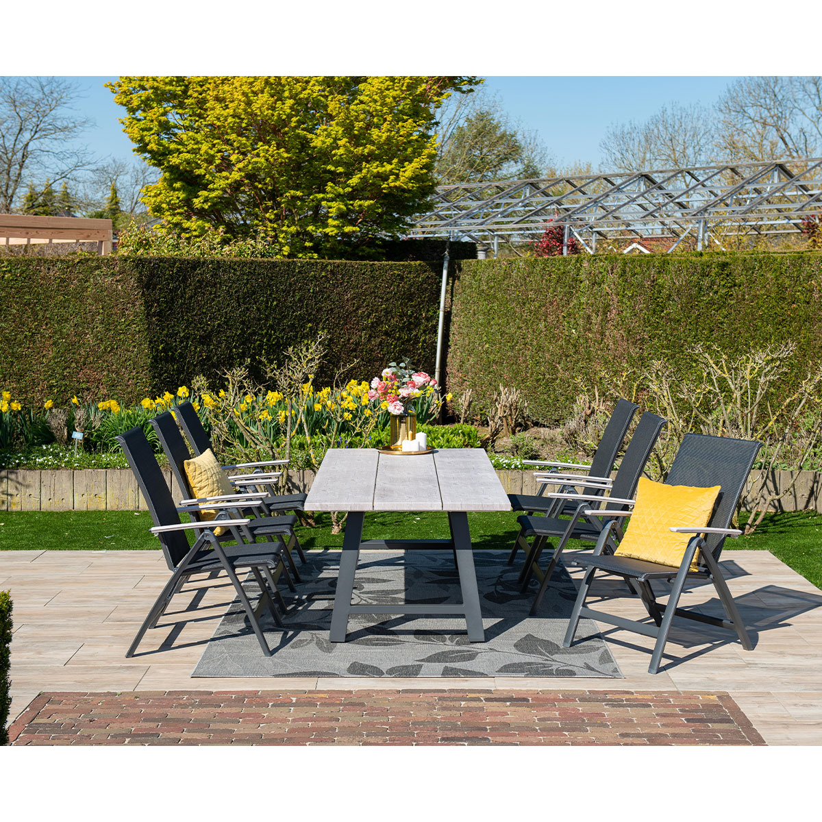 Garden Impressions Leuven 220x100 tuintafel