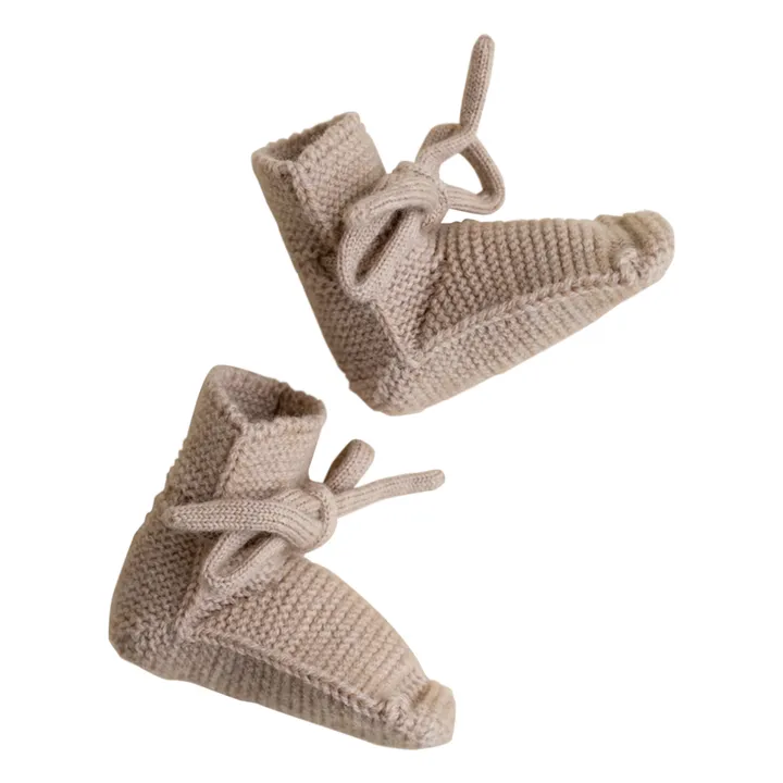 Hvid Chaussons Laine Mérinos | Beige