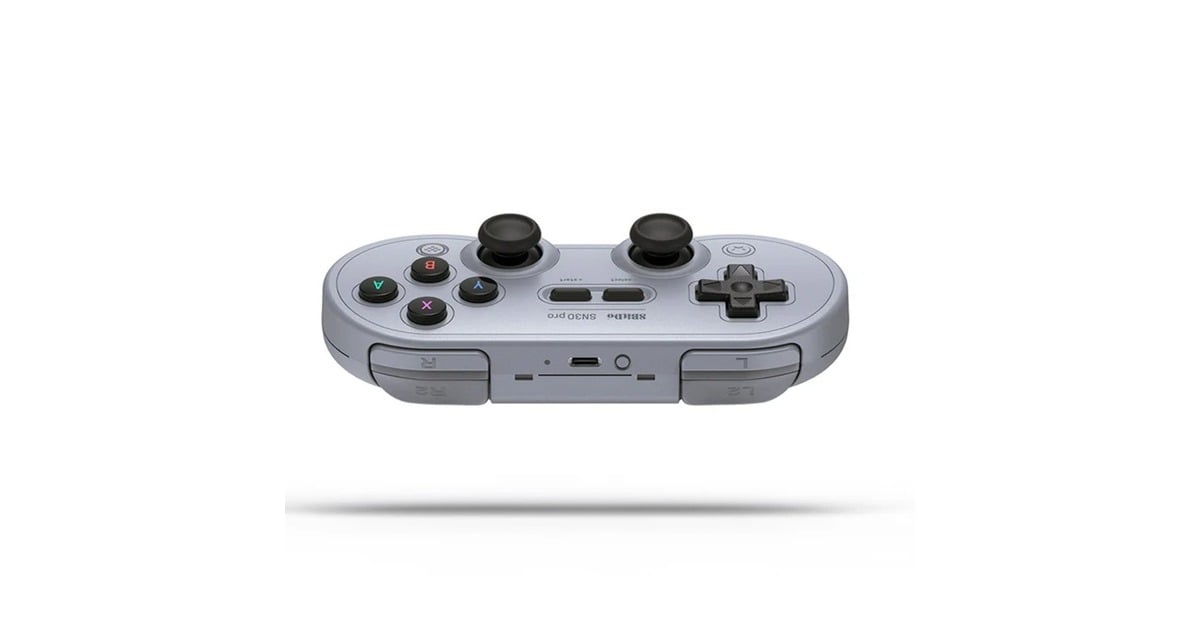 8BitDoSN30 Pro gamepad  (Grijs, Bluetooth, USB, Pc, Nintendo Switch / Switch 2)