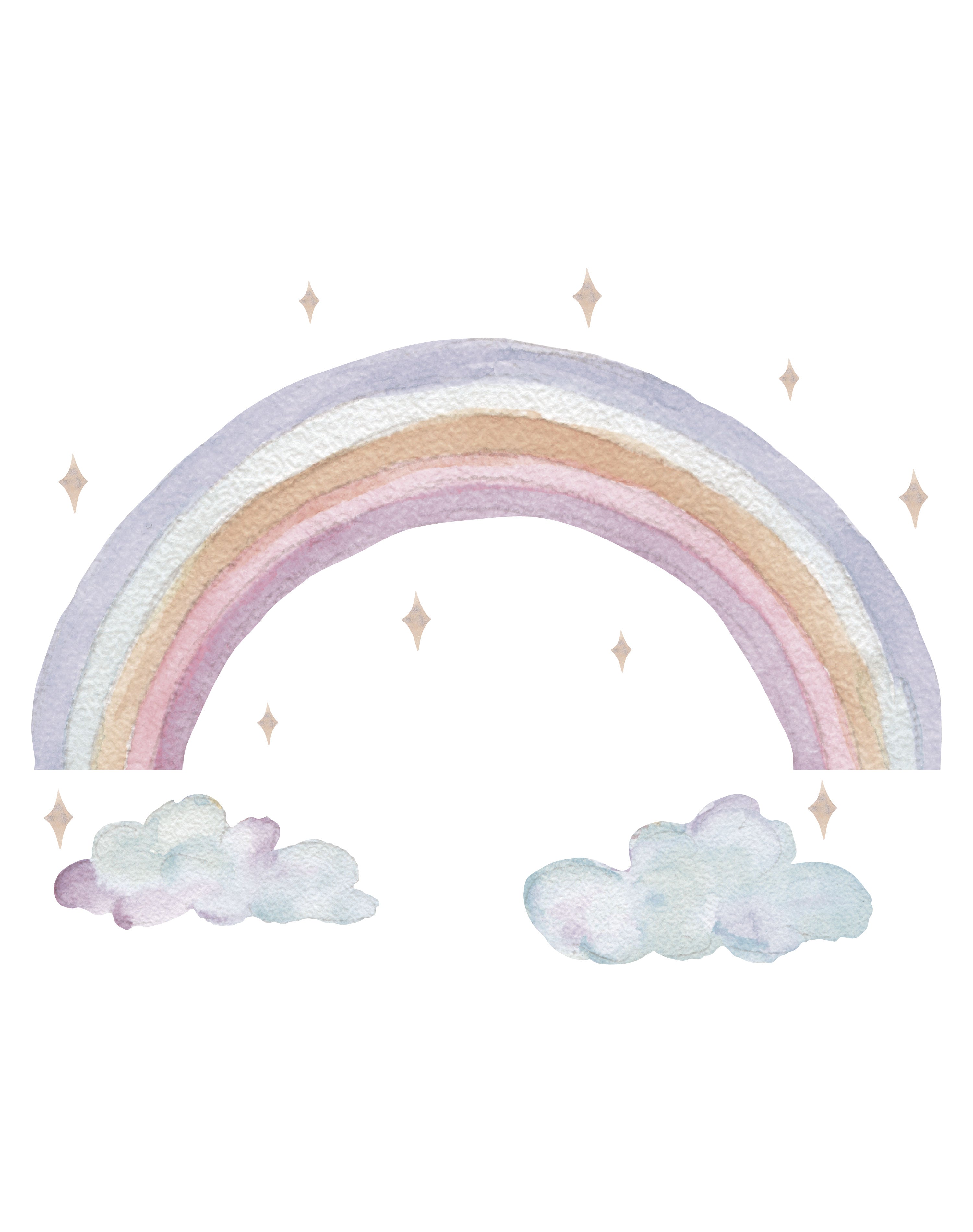 That's Mine Wallsticker Rainbow