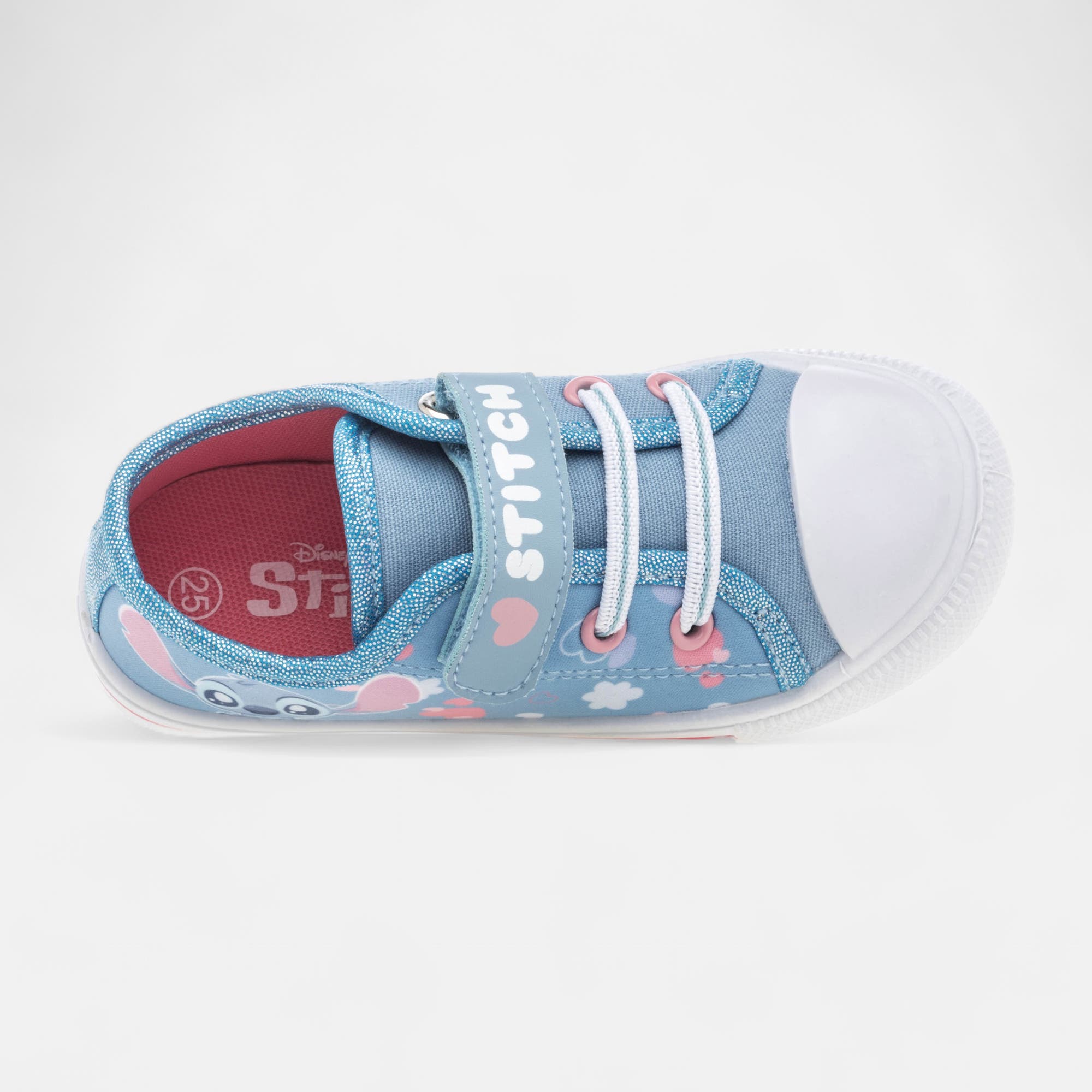 Baskets en toile Fille bleu