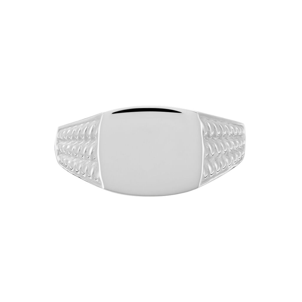 Chevalière Argent Blanc Charites