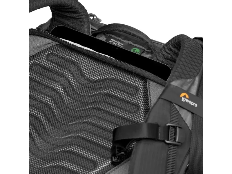 Lowepro Photo Sport BP 24L AW III (GY) - Rygsæk lille/mellem til digitalkamera med objektiver - grov - udendørs - 100 x 300D nylon, polyester - grå
