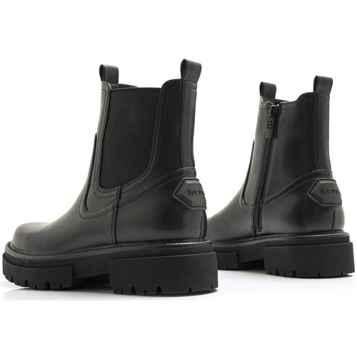 MTNG - MUSTANG BOTIN DE MUJER JOVEN ELASTICO Negro