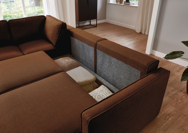 ATLANTIC home collection Schlafsofa »Chill« Ecksofa mit Bettfunktion und Bettkasten