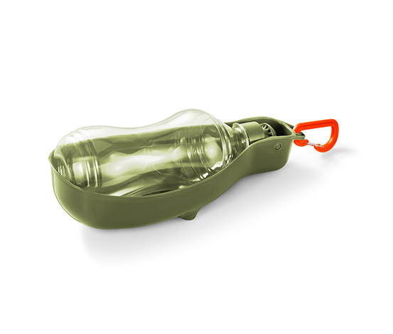 Hunde-Trinkflasche mit integrierter Trinkschale
