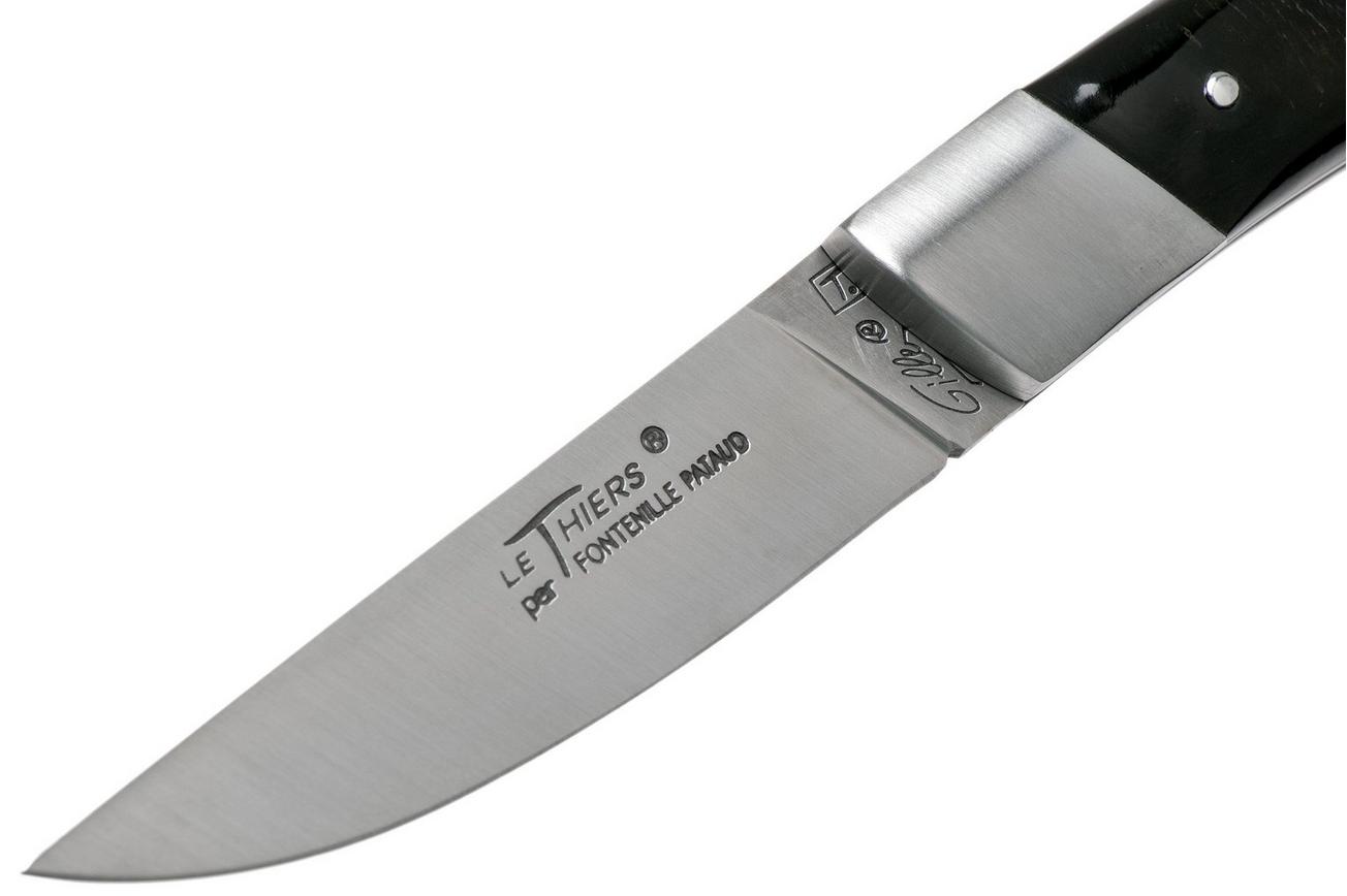 Le Thiers Pocket ruw buffelhoorn T8BB zakmes by Fontenille Pataud